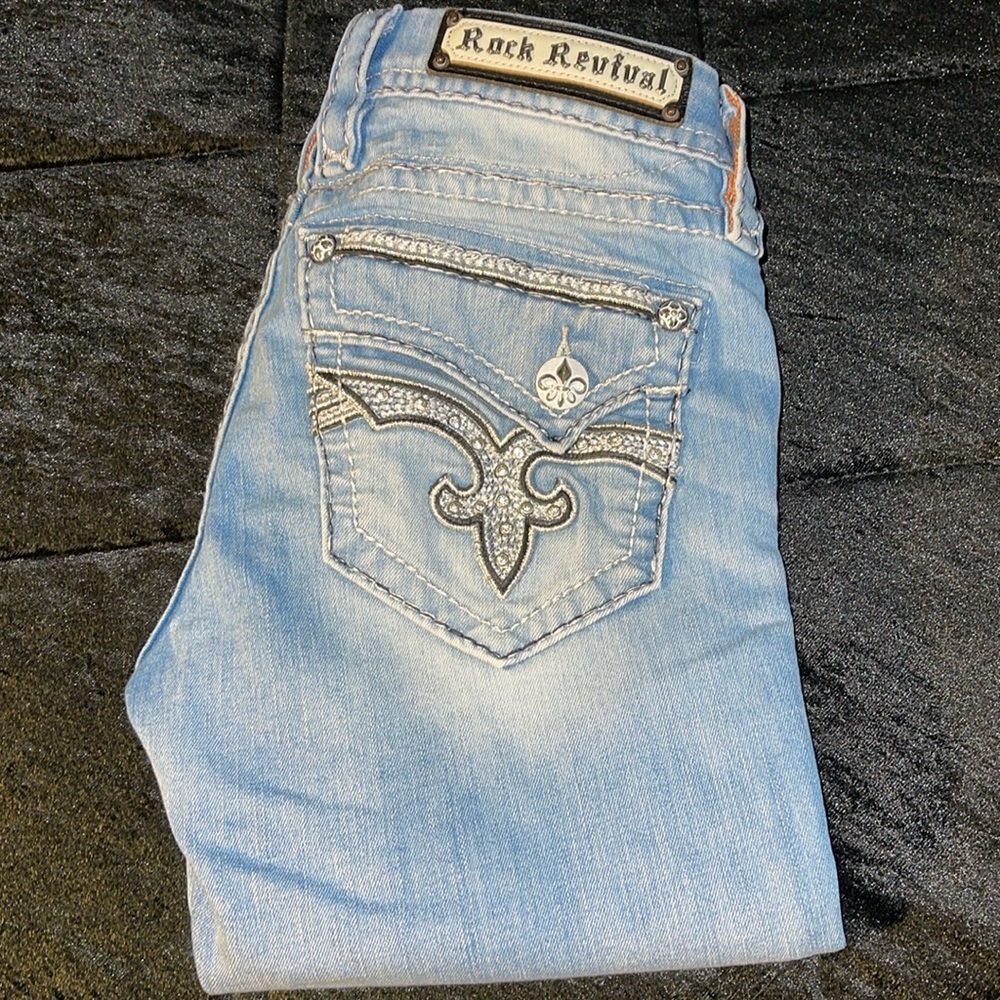 Rock Revival Skinny Jean Sz 26